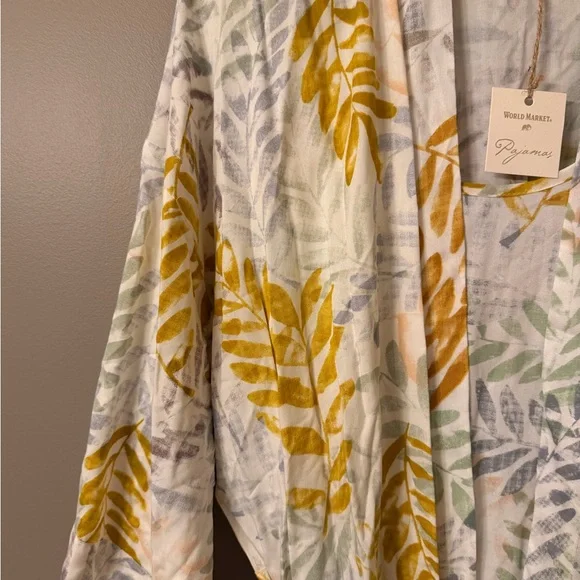 Cost Plus World Market Floral Pajama Dress and Matching Robe L/XL - Picture 6 of 8